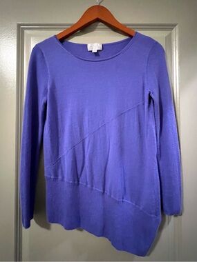 Pure Collection 100% Cashmere Sweater – Lavender Purple 💜 Luxury Knit (US 4)
